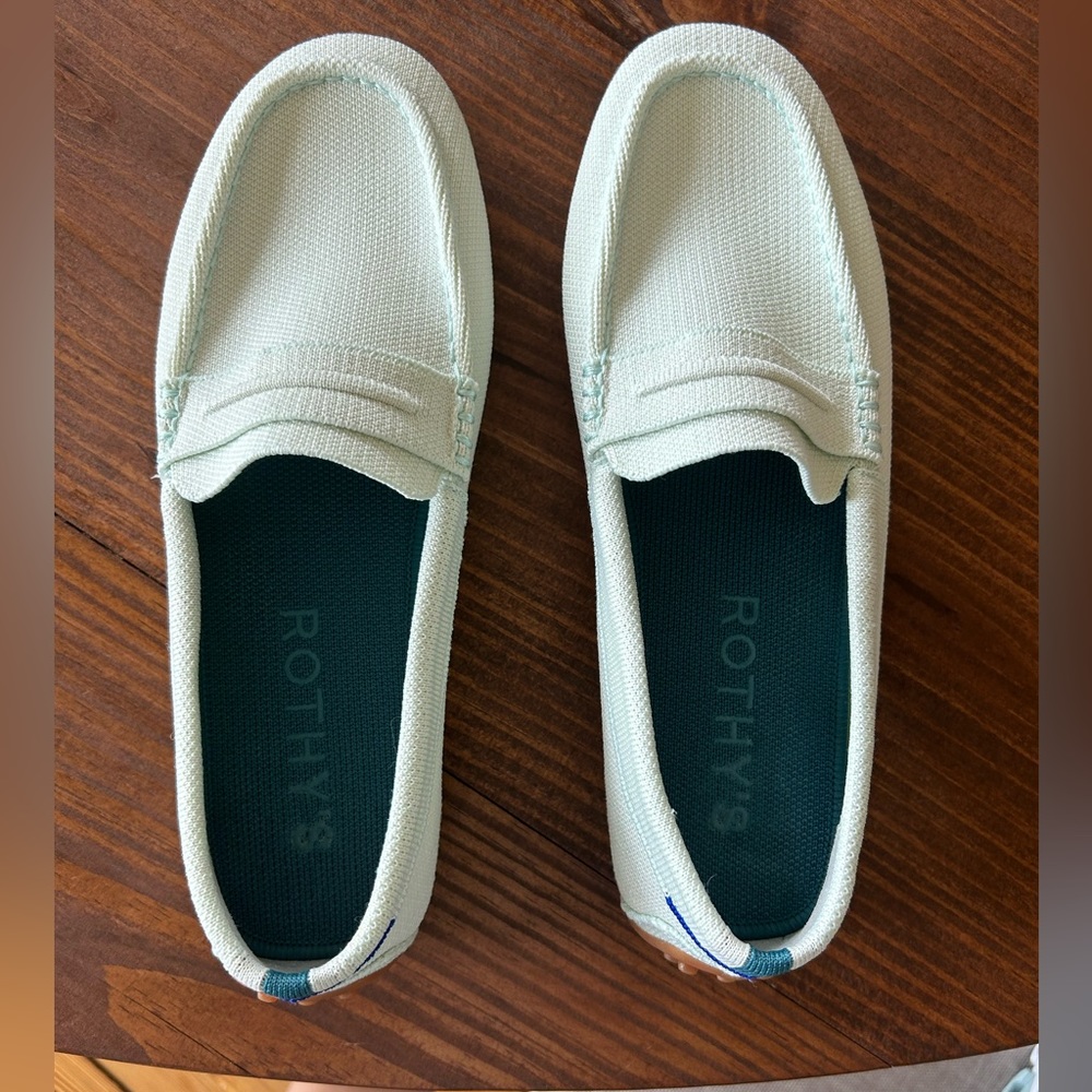 Rothy’s The Driver Aquamarine Size 9.5